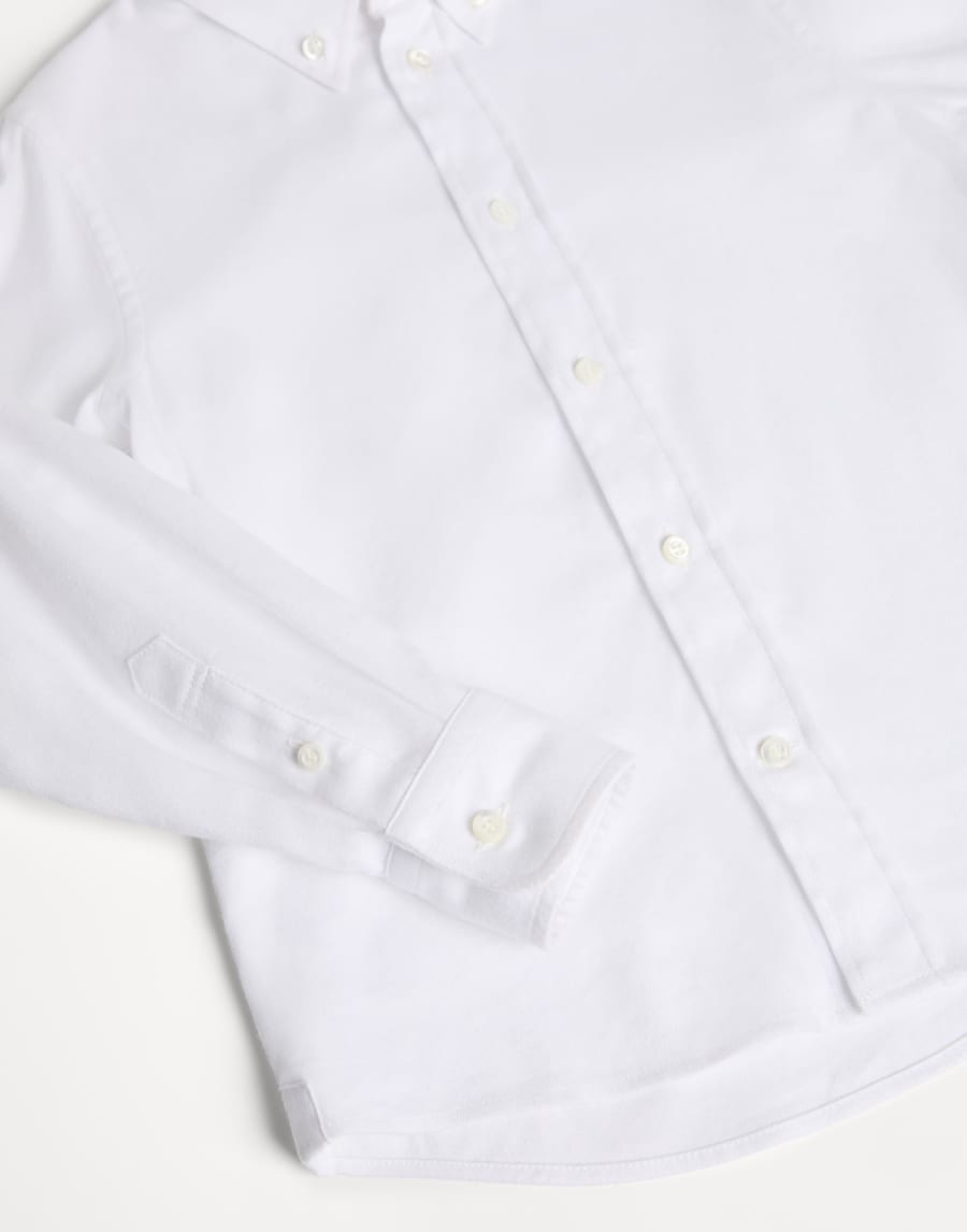 Chevron flannel shirt White Boys - Brunello Cucinelli