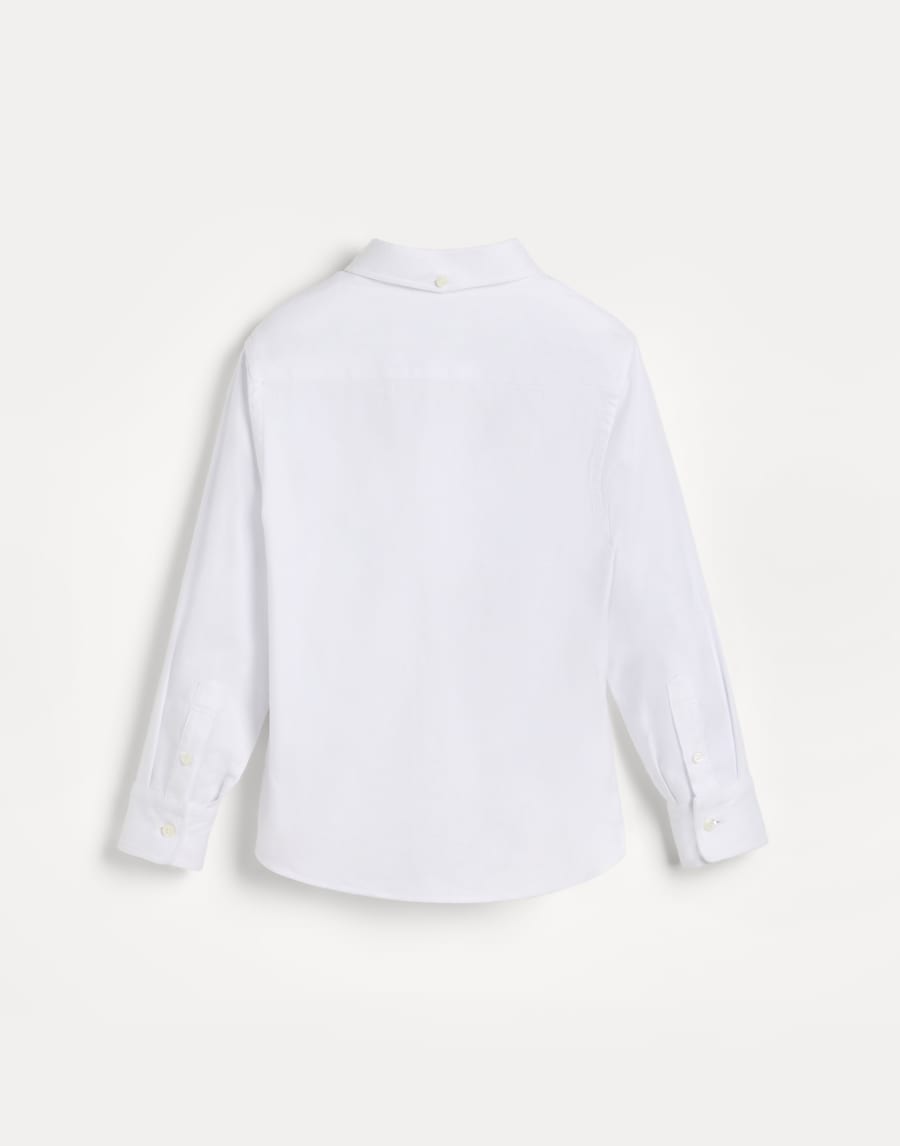 Chevron flannel shirt White Boys - Brunello Cucinelli