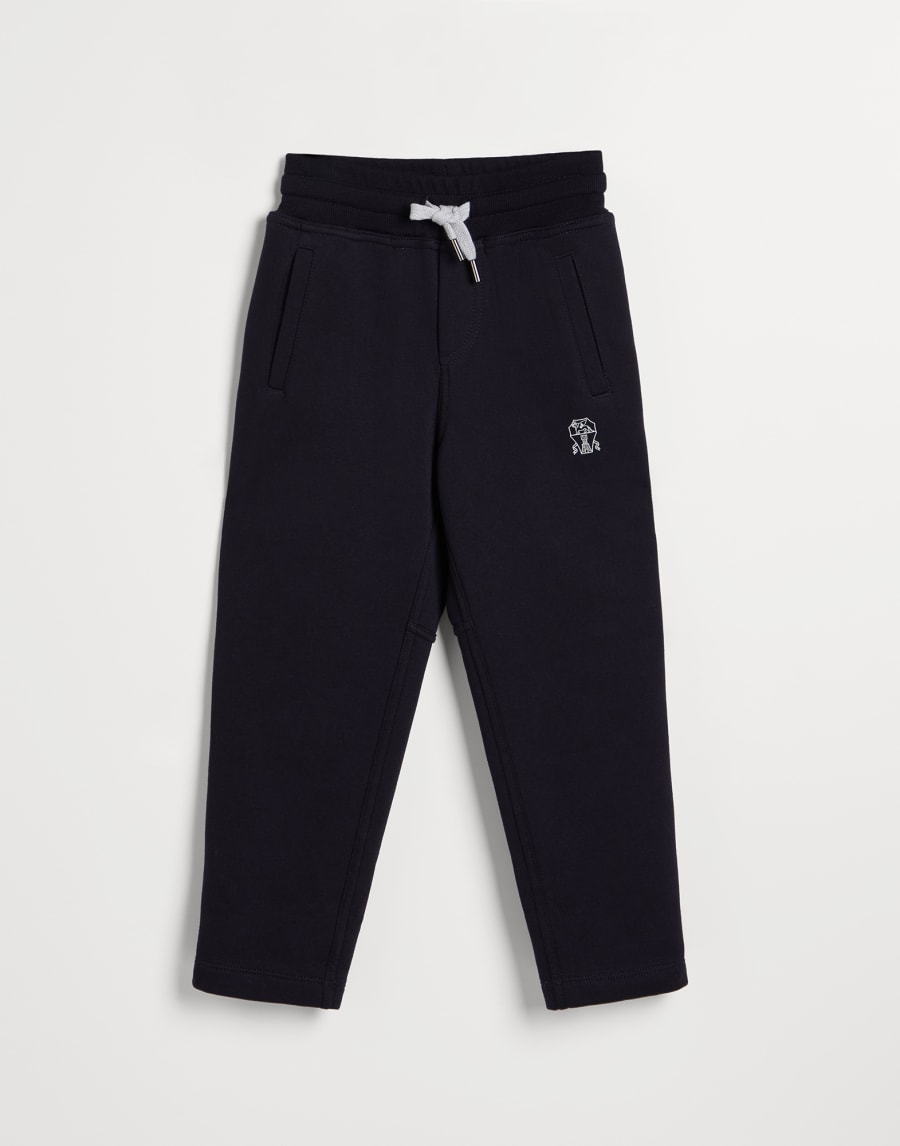 Pantalone in felpa Blu Navy Bambino - Brunello Cucinelli