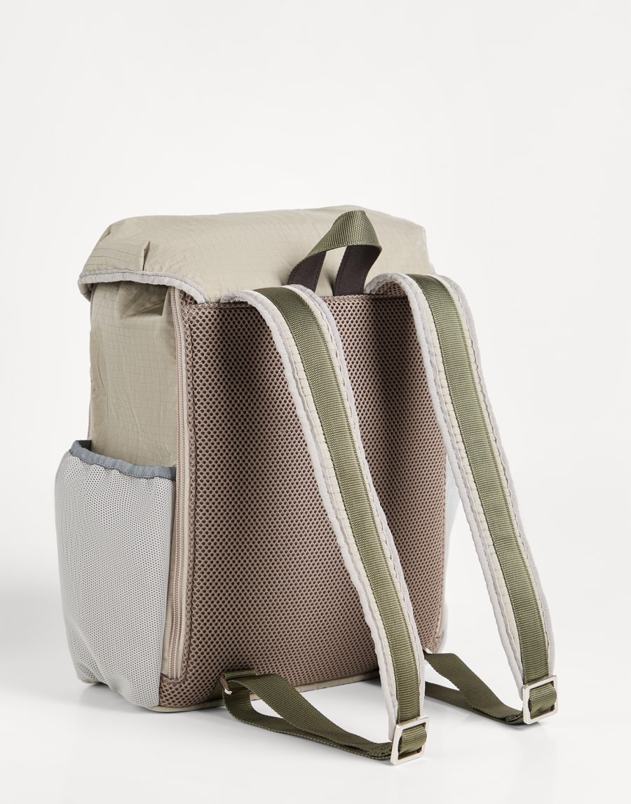 Nylon backpack Khaki Boys - Brunello Cucinelli