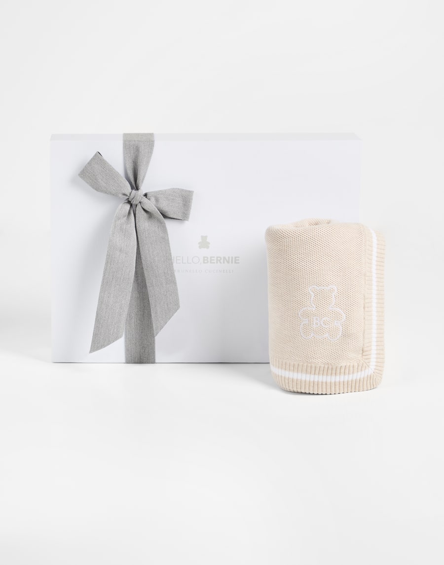 ベビーバーニー 刺繍入り ブランケット サンド ベビー - Brunello Cucinelli