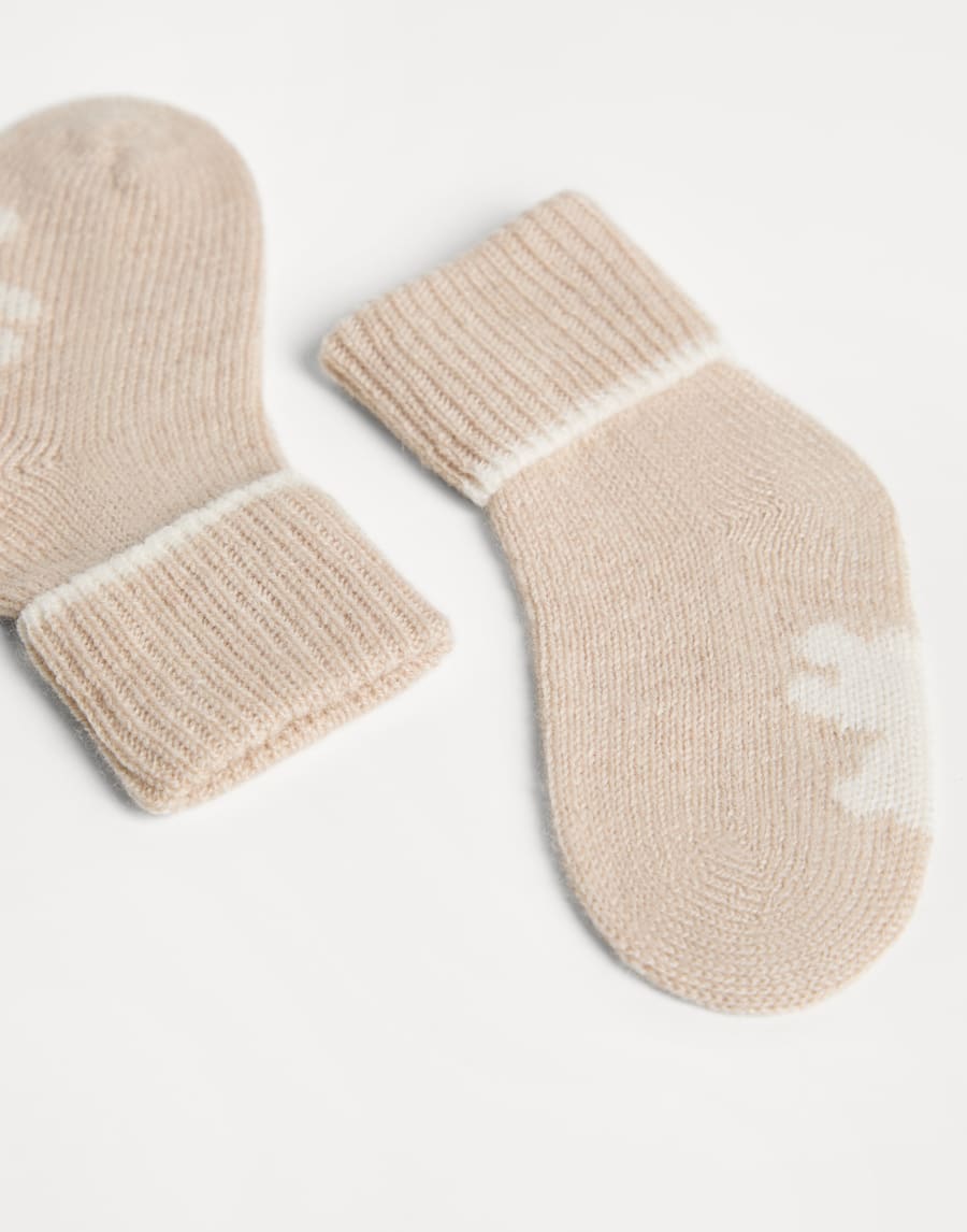 Calcetines Baby Bernie Beige Bebé - Brunello Cucinelli