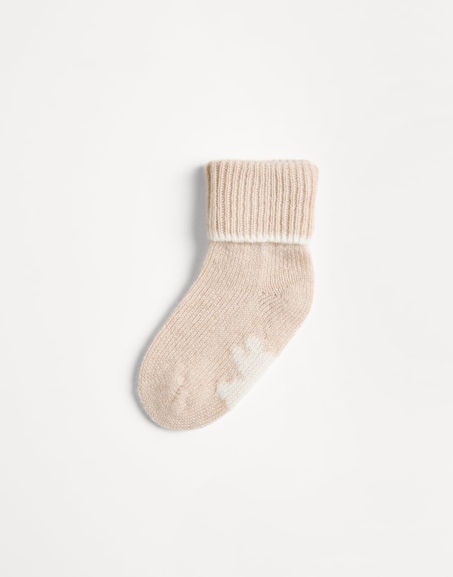 Bernie Baby socks Beige Baby - Brunello Cucinelli