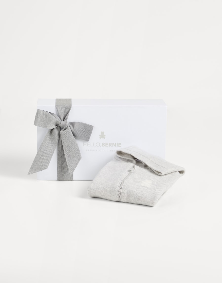 Cashmere Bernie sweatshirt Light Grey Baby - Brunello Cucinelli