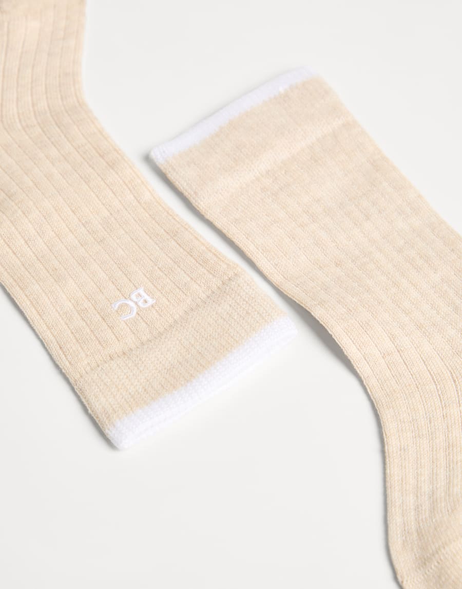 Calcetines Baby Bernie Crema Bebé - Brunello Cucinelli