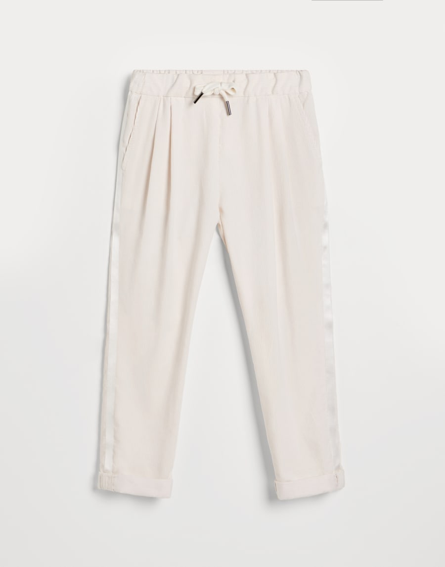Velvet trousers Panama Boys - Brunello Cucinelli