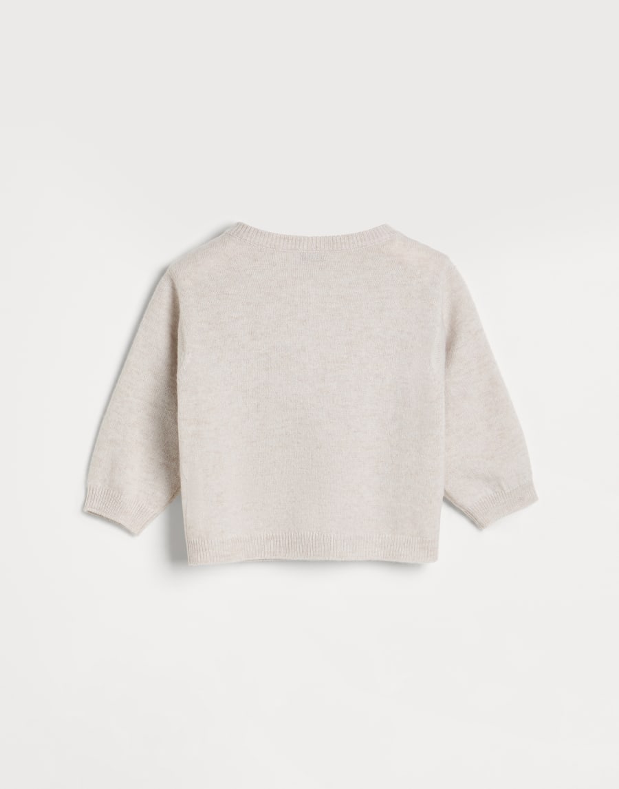 Cashmere Baby Bernie cardigan Off-White Baby - Brunello Cucinelli