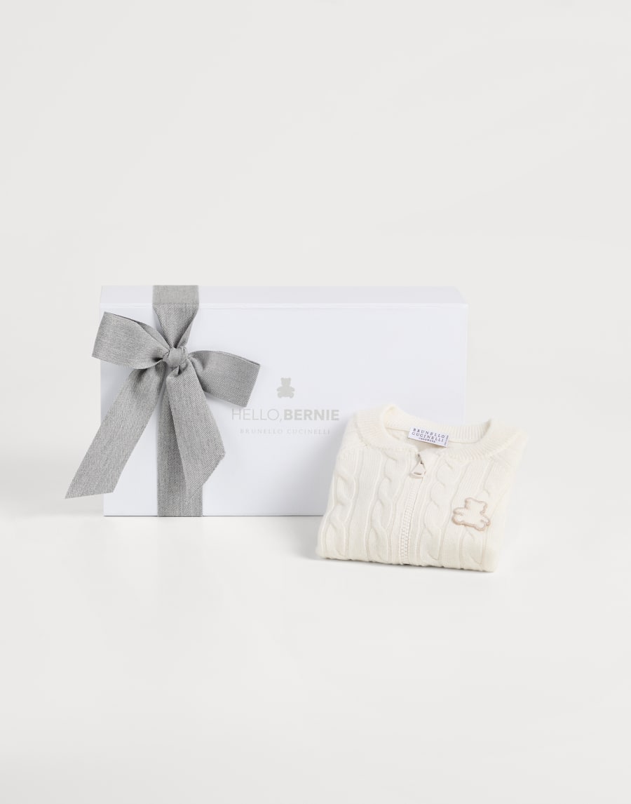 ベビーバーニー ケーブル入り セーター パナマ ベビー - Brunello Cucinelli