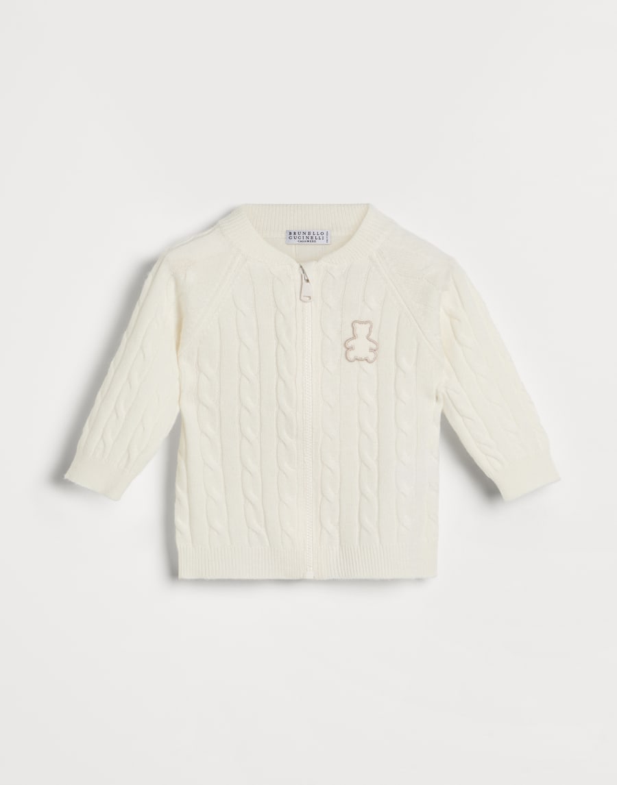 Maglia Baby Bernie a treccia Panama Baby - Brunello Cucinelli