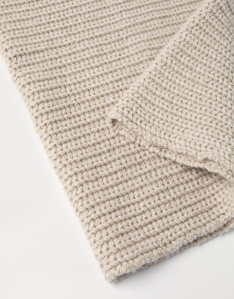 闪耀围脖 米黄 女款 - Brunello Cucinelli