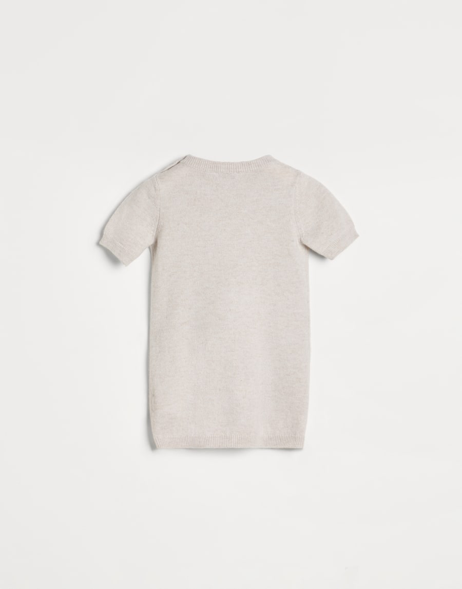 Abito Baby Bernie in cashmere Off-White Baby - Brunello Cucinelli