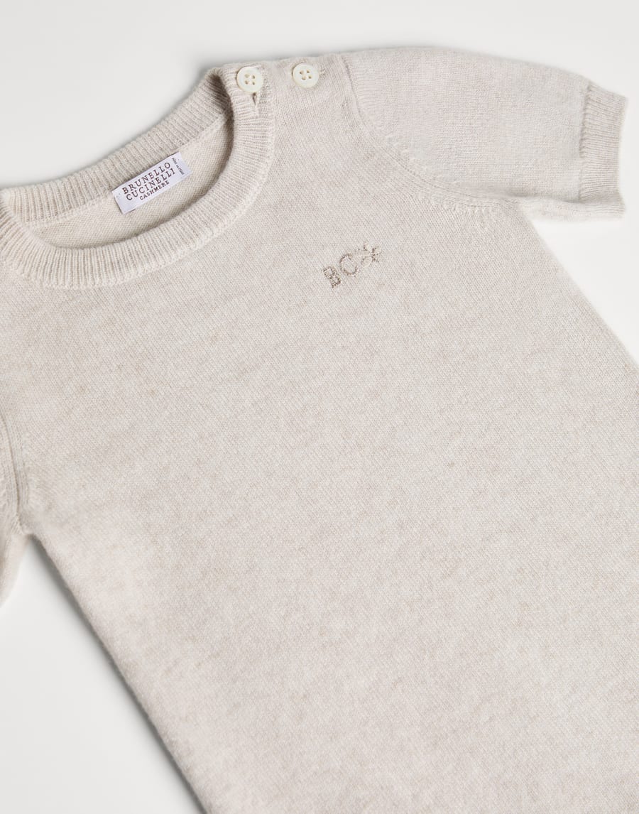 Cashmere Baby Bernie dress Off-White Baby - Brunello Cucinelli