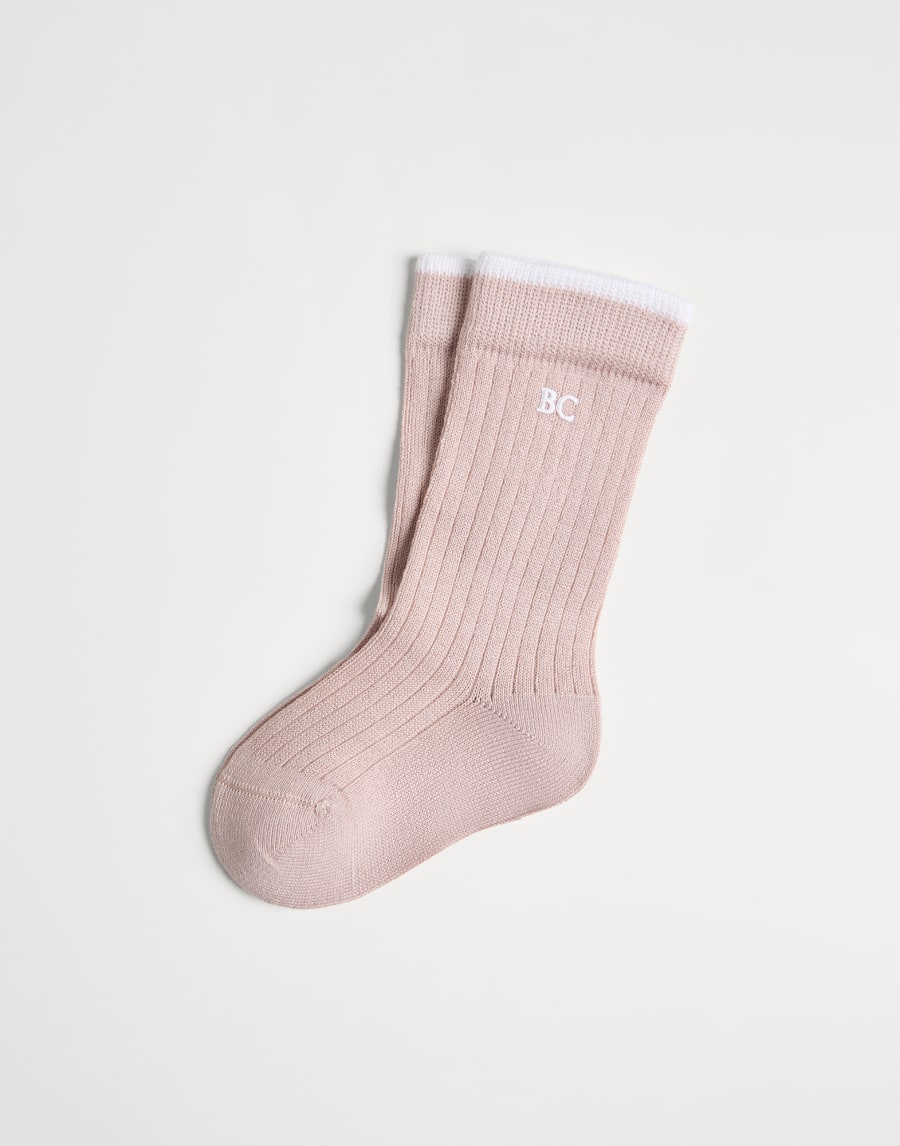 Bernie Baby socks Pink Baby - Brunello Cucinelli
