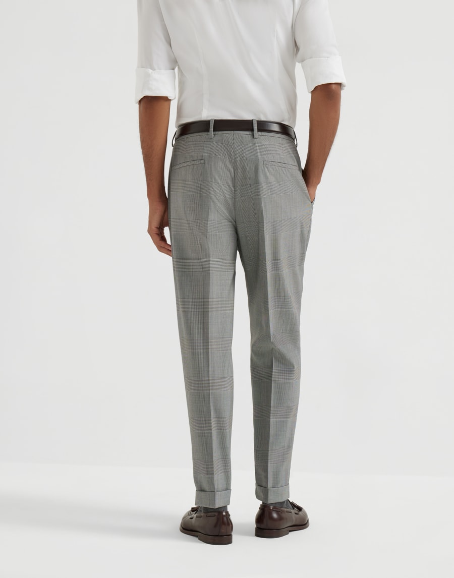 Pantalone Principe di Galles Grigio Uomo - Brunello Cucinelli