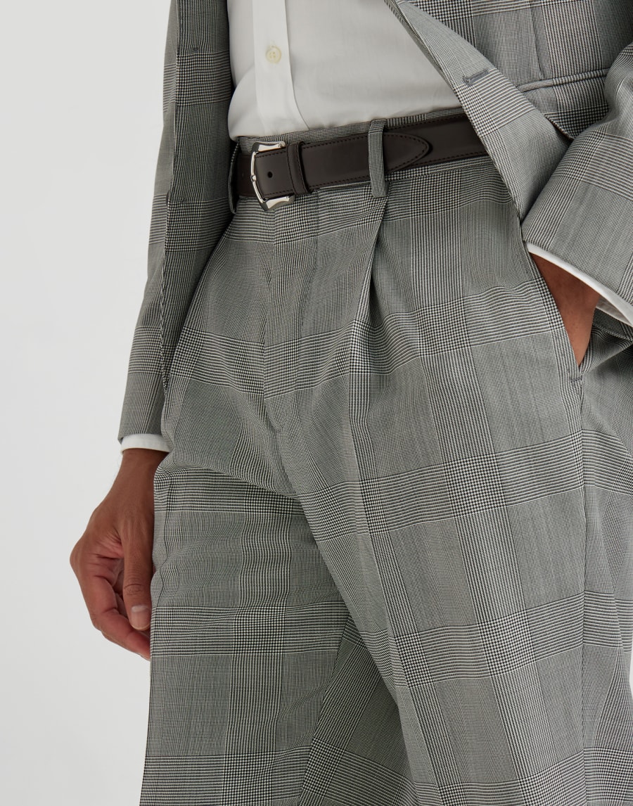Prince of Wales trousers Grey Man - Brunello Cucinelli