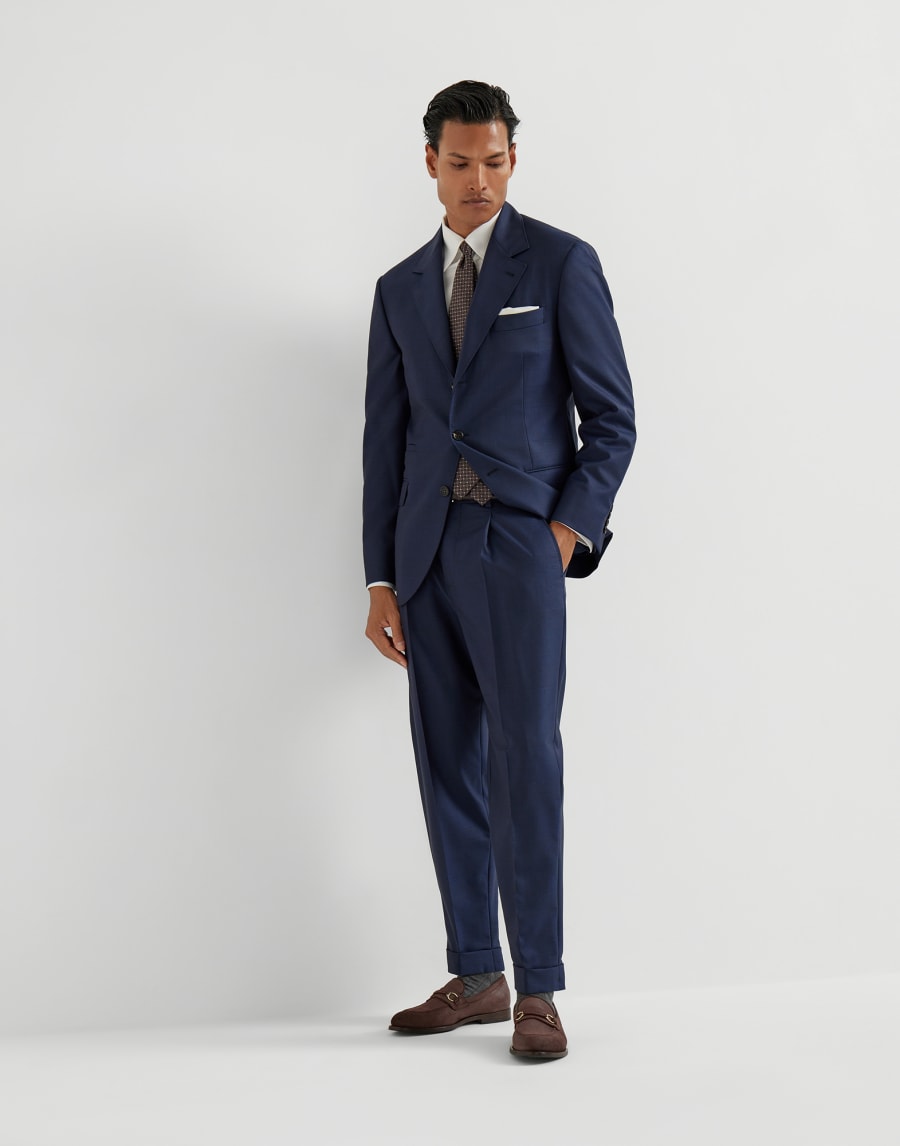Prince of Wales trousers Blue Man - Brunello Cucinelli