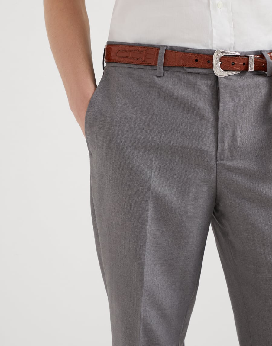 Leisure fit trousers Grey Man - Brunello Cucinelli