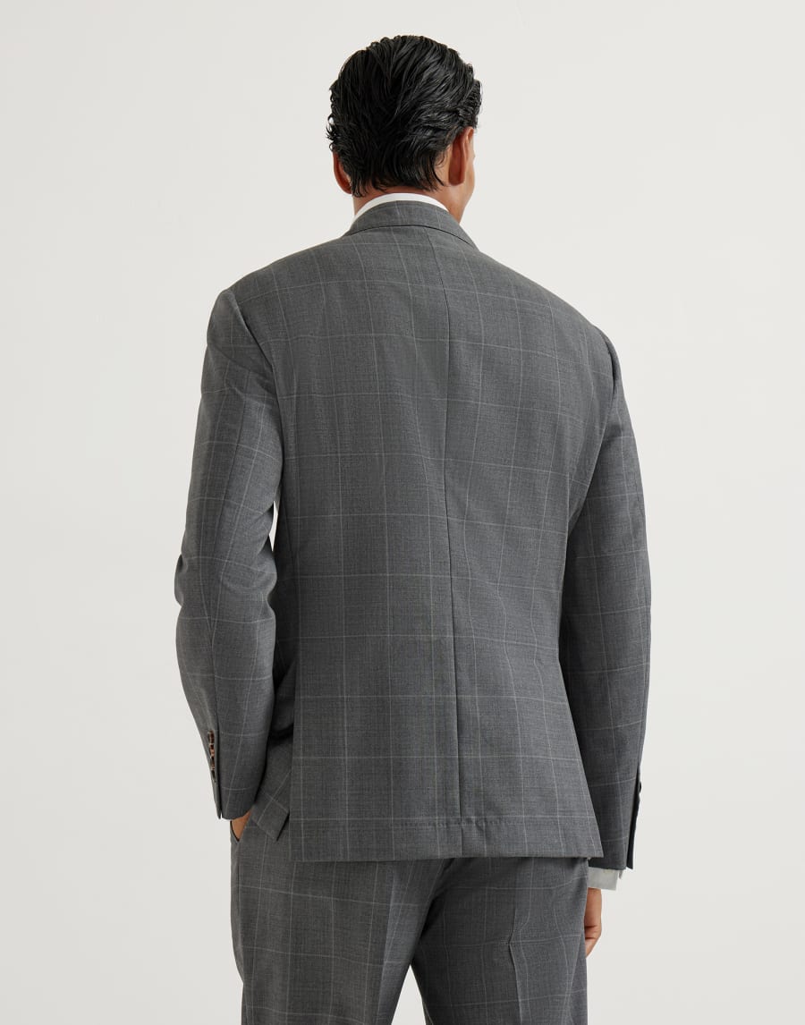 Virgin wool blazer Grey Man - Brunello Cucinelli