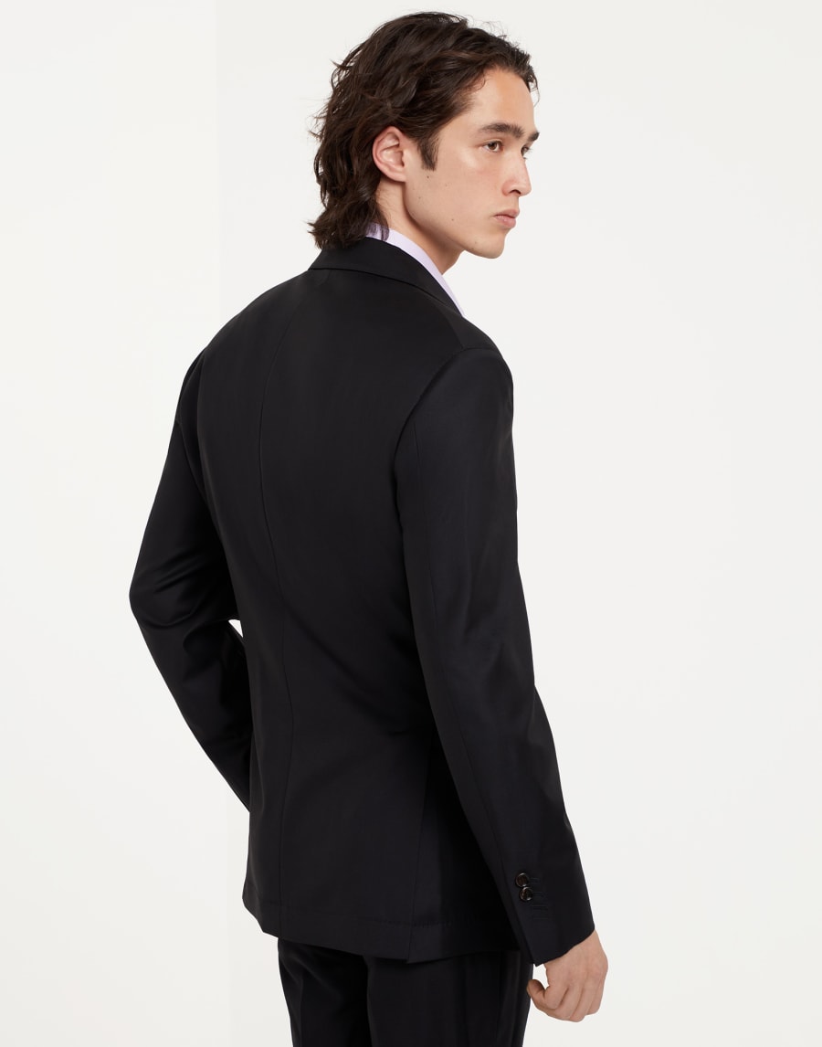 Twill blazer Black Man - Brunello Cucinelli