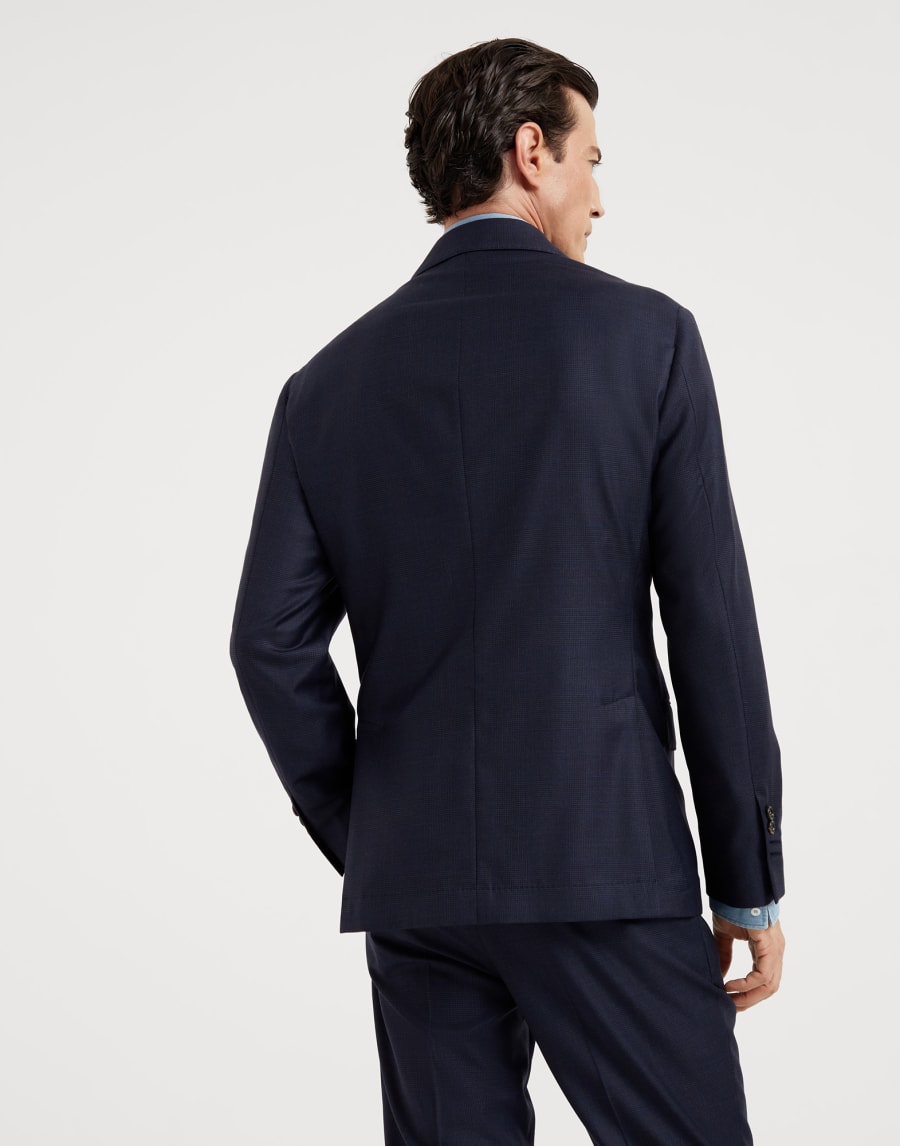 Prince of wales blazer Blue Man - Brunello Cucinelli