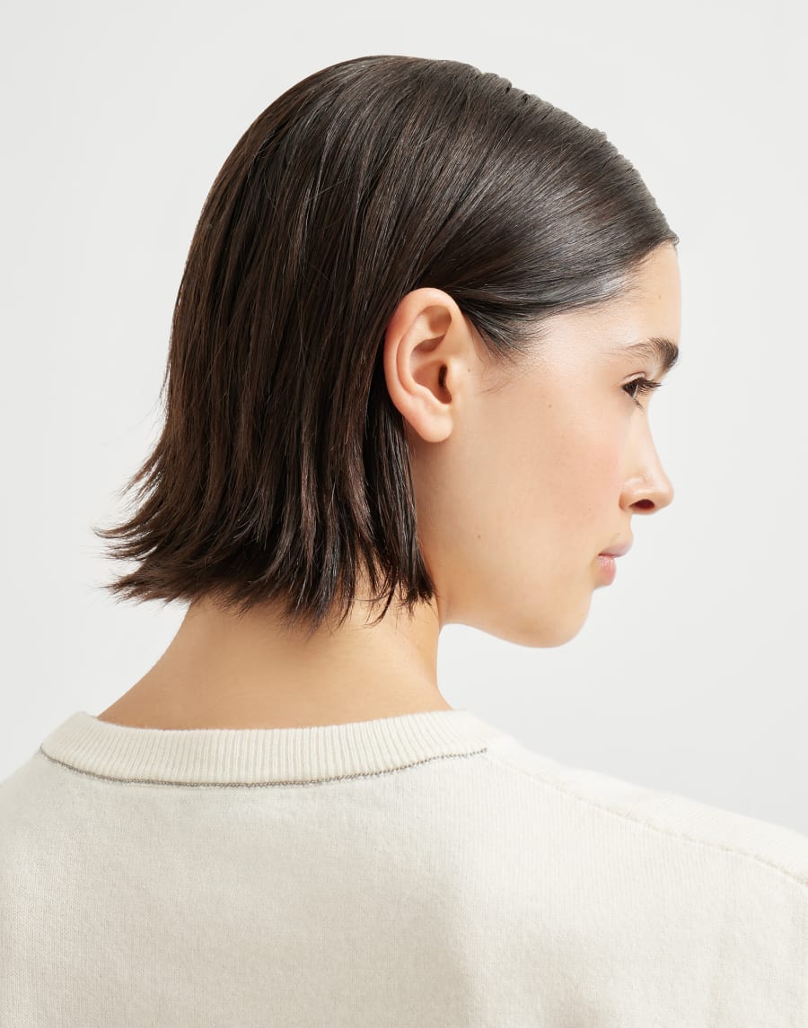 Cashmere sweater White Woman - Brunello Cucinelli