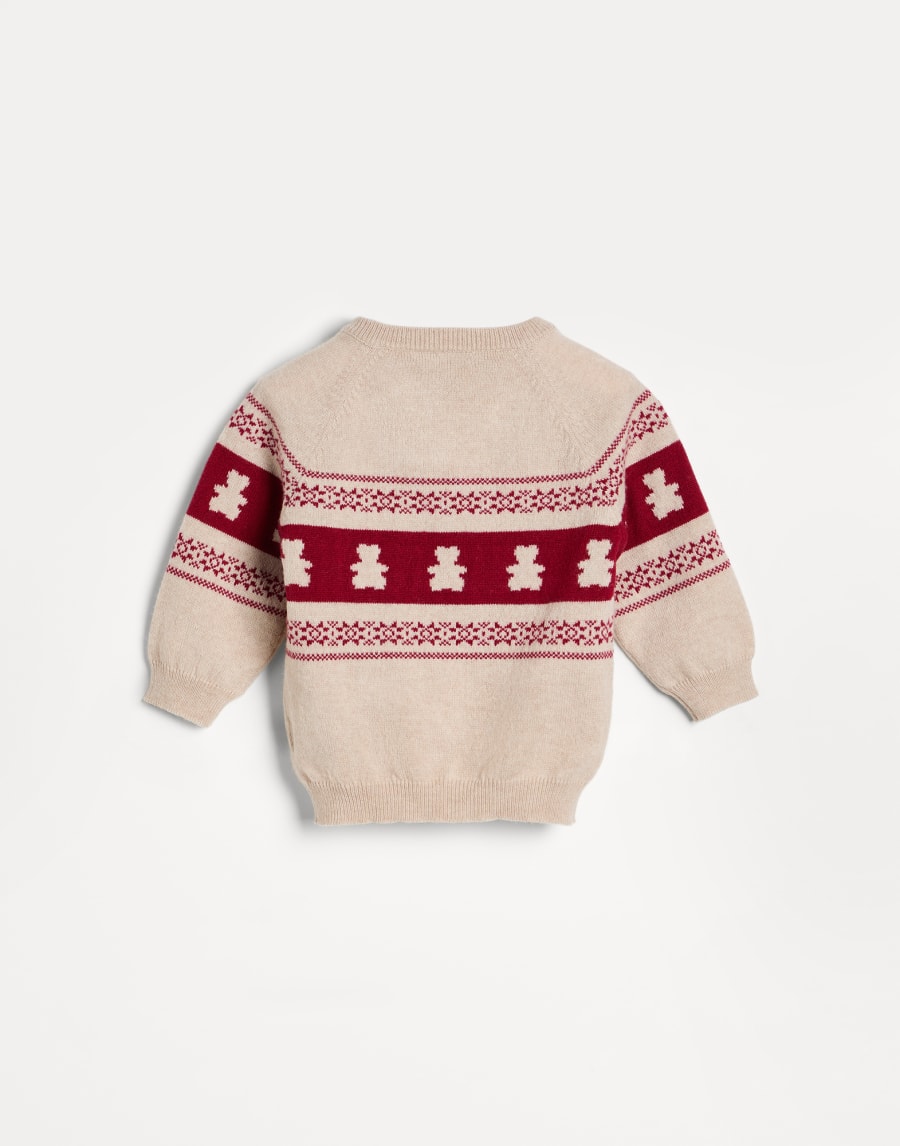 Baby Bernie cashmere sweater Red Baby - Brunello Cucinelli