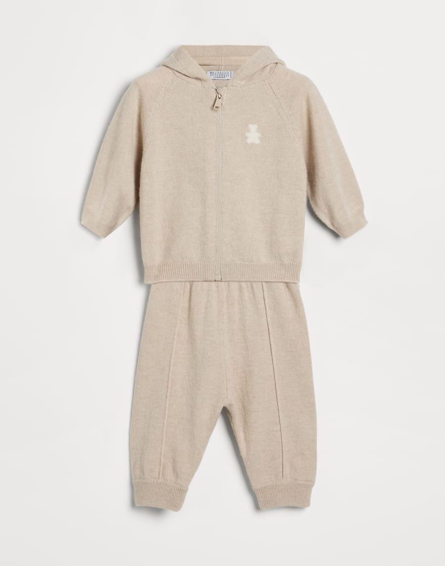 Baby Bernie cashmere trousers Beige Baby - Brunello Cucinelli