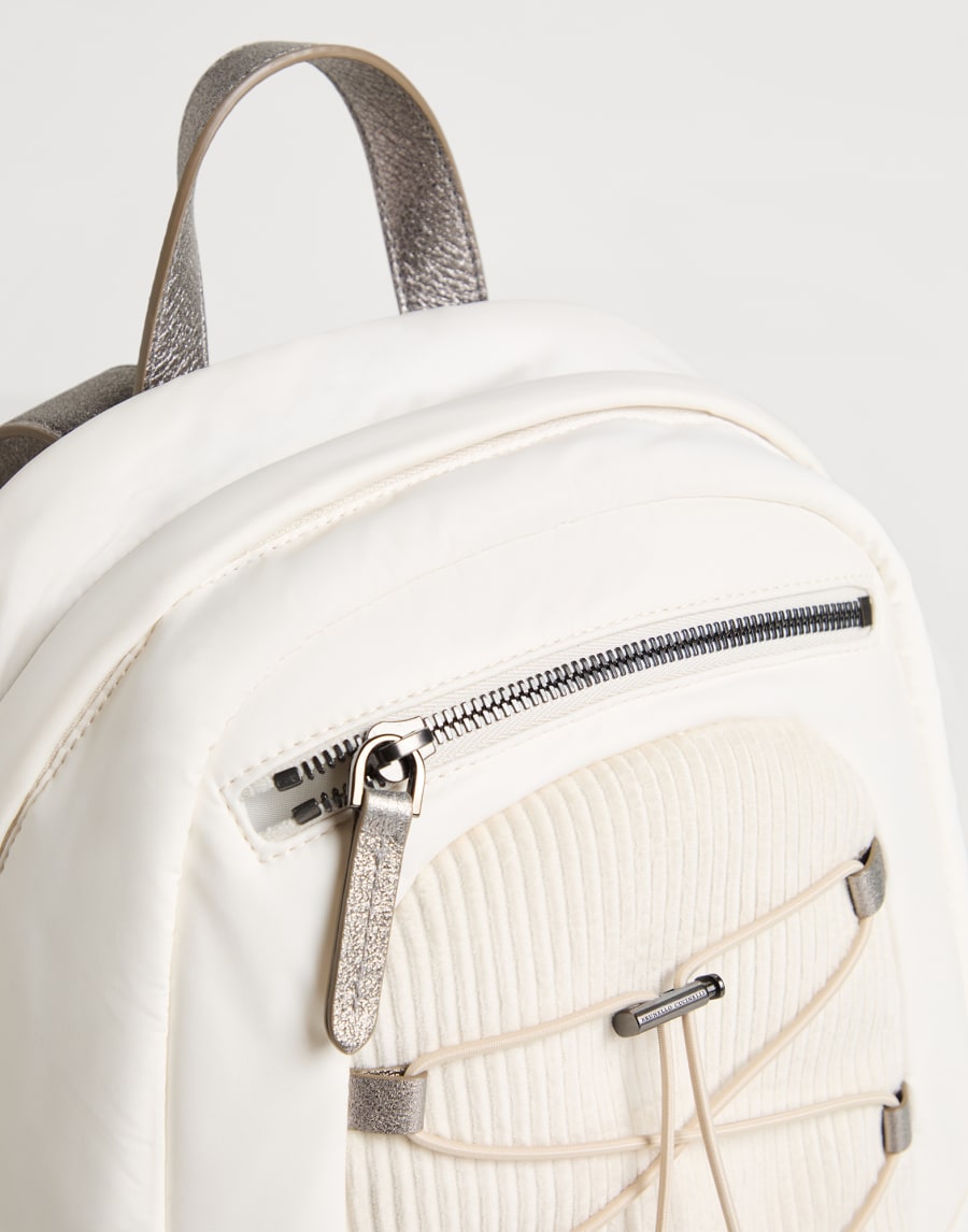 Nylon backpack White Girls - Brunello Cucinelli