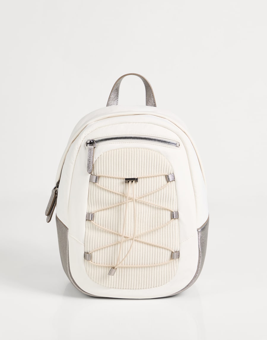 Nylon backpack White Girls - Brunello Cucinelli