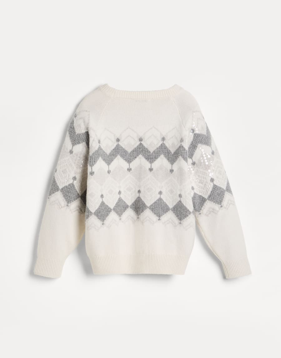 Holiday jacquard sweater Panama Girls - Brunello Cucinelli