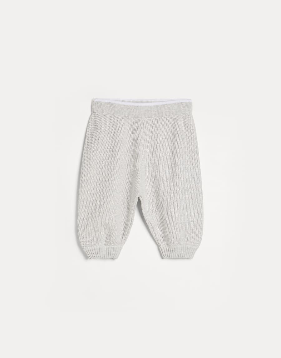 コットン ベビートラウザーズ ミスト ベビー - Brunello Cucinelli