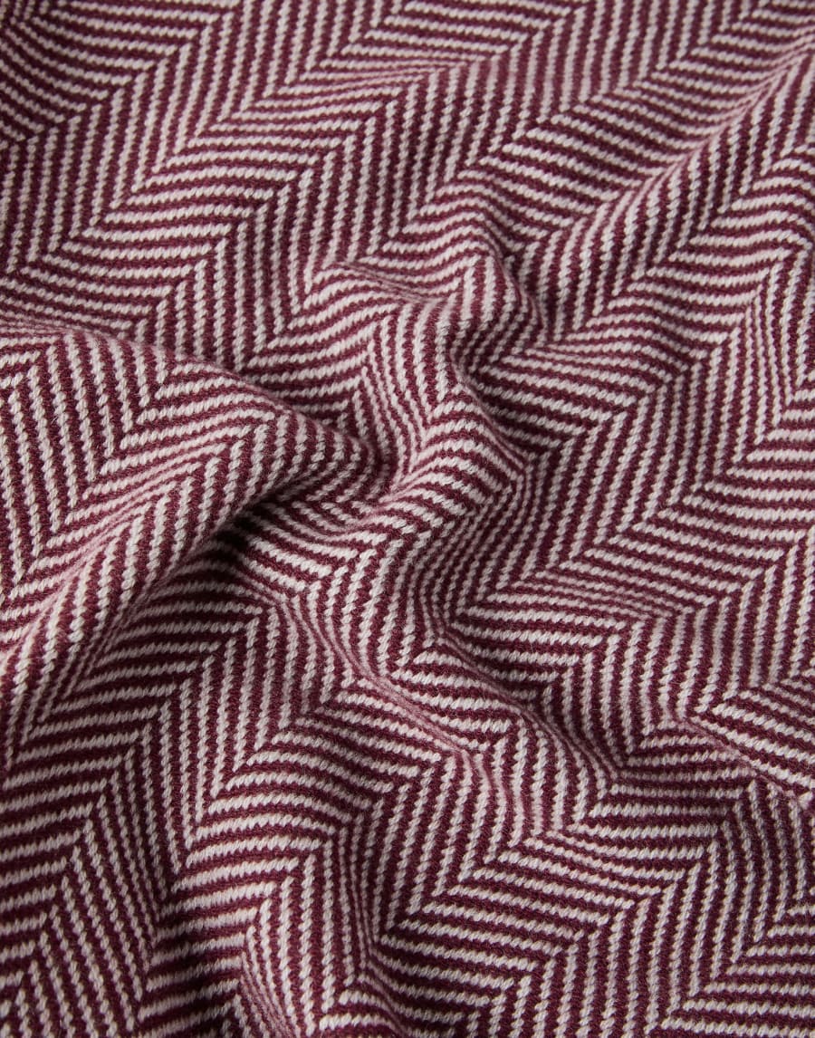 Cashmere scarf Amaranth Man - Brunello Cucinelli