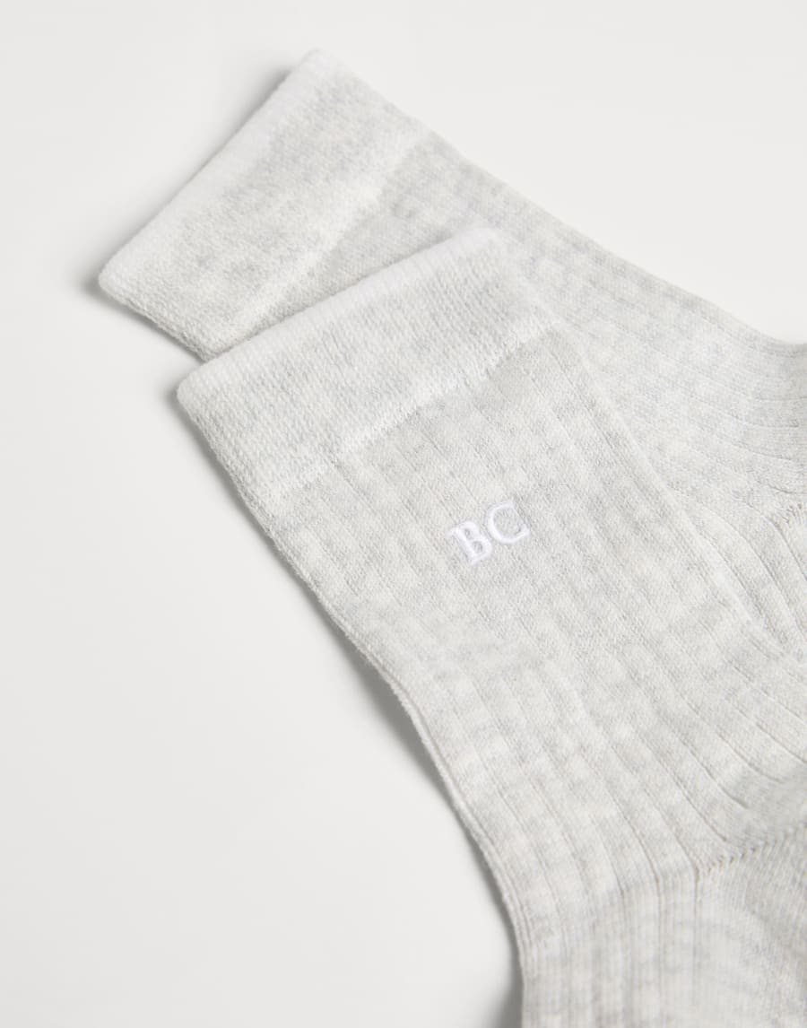 Baby Bernie socks Light Grey Baby - Brunello Cucinelli