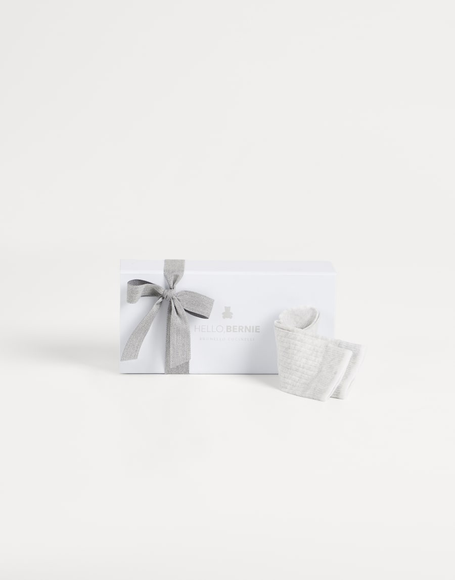 Baby Bernie socks Light Grey Baby - Brunello Cucinelli