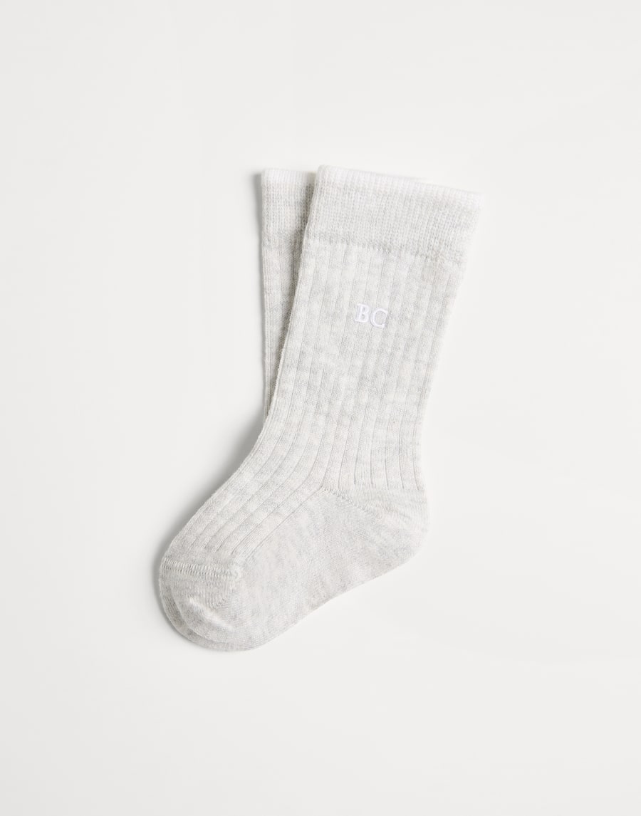 Bernie Baby socks Light Grey Baby - Brunello Cucinelli