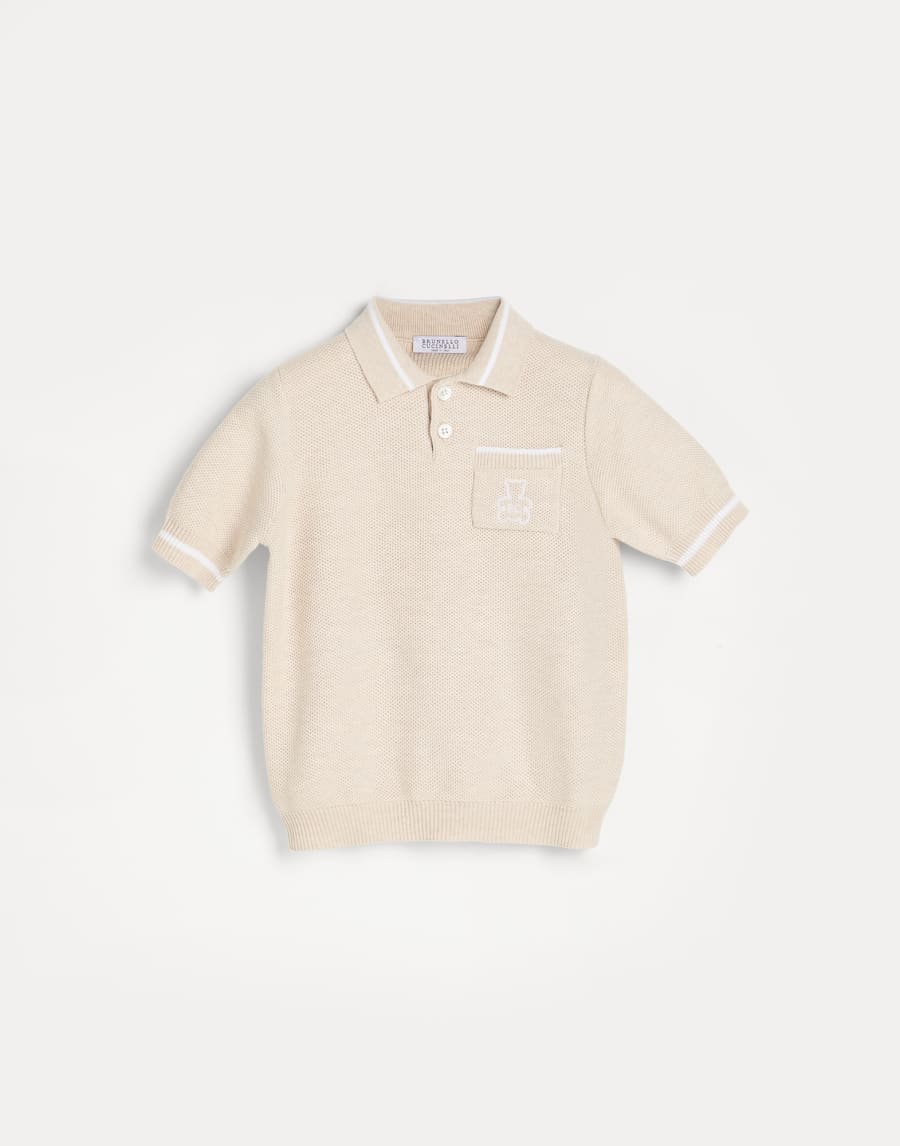 Polo Baby Bernie Sabbia Baby - Brunello Cucinelli