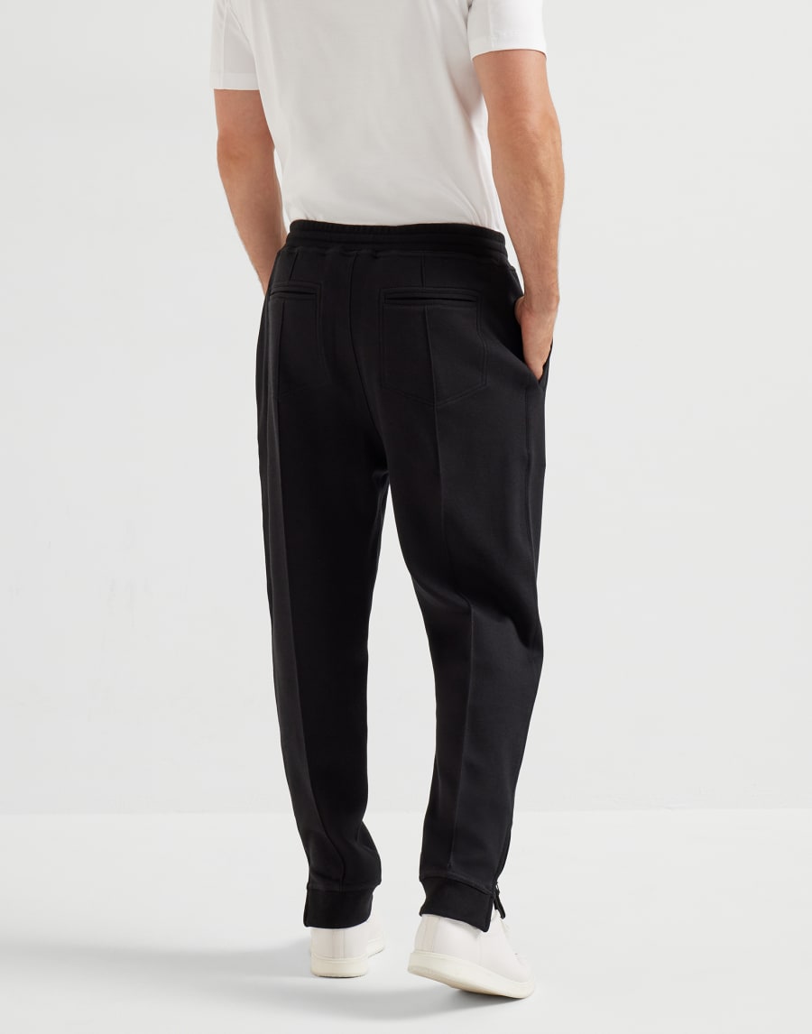 Double cloth trousers Black Man - Brunello Cucinelli