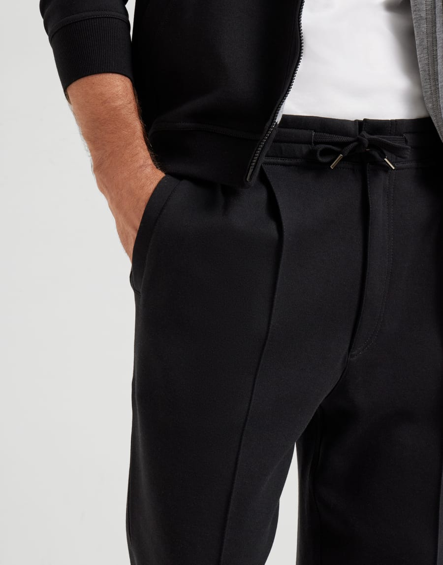 Double cloth trousers Black Man - Brunello Cucinelli