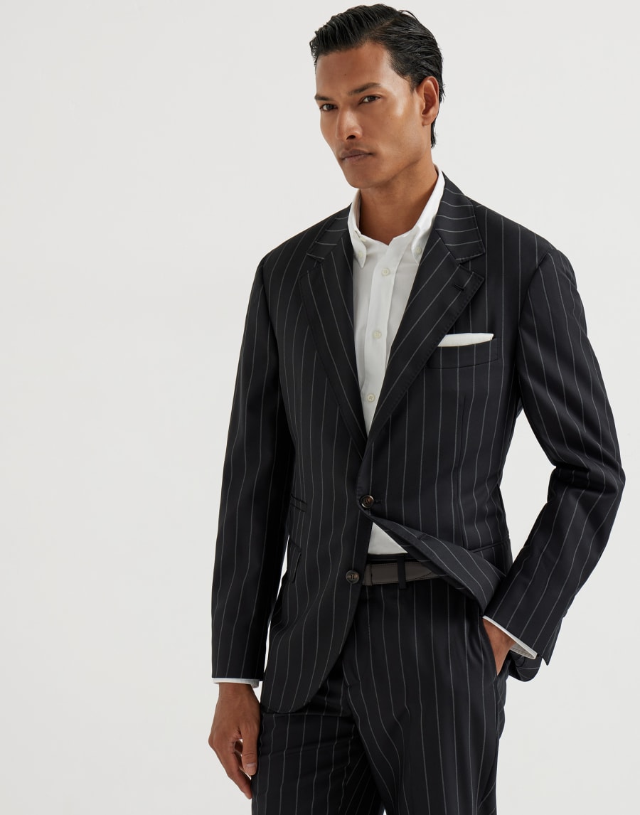 バージンウール ジャケット アントラサイト メンズ - Brunello Cucinelli