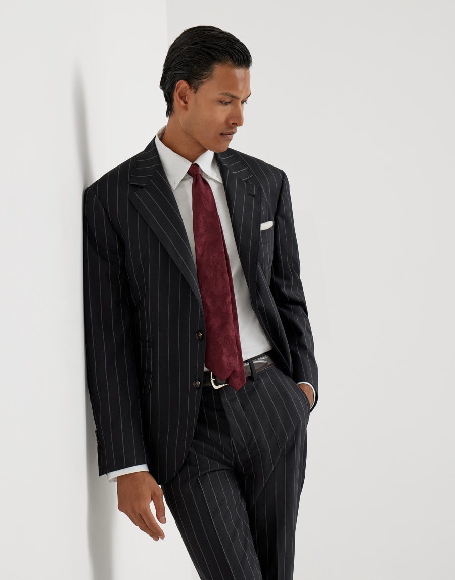 バージンウール ジャケット アントラサイト メンズ - Brunello Cucinelli