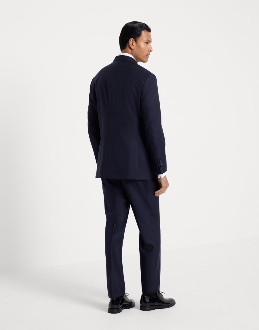 Tuxedo with one-and-a-half-breasted jacket Navy Blue Man - Brunello Cucinelli
