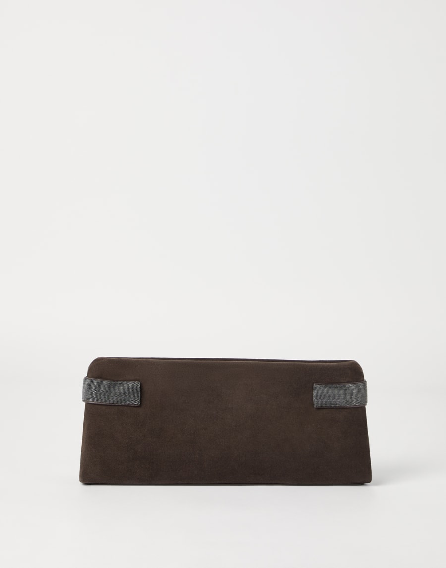 Essence pouch bag Pine Cone Brown Woman - Brunello Cucinelli