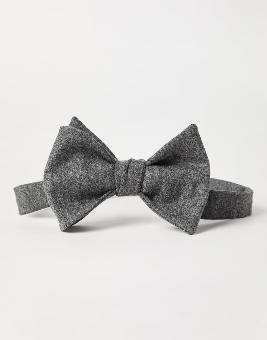 Flannel bowtie Dark Grey Man - Brunello Cucinelli