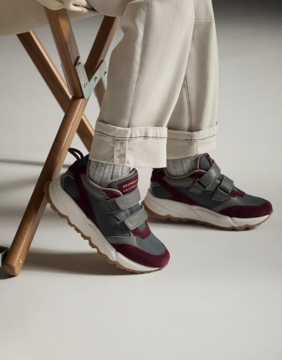 Sneakers with straps Grey Boys - Brunello Cucinelli