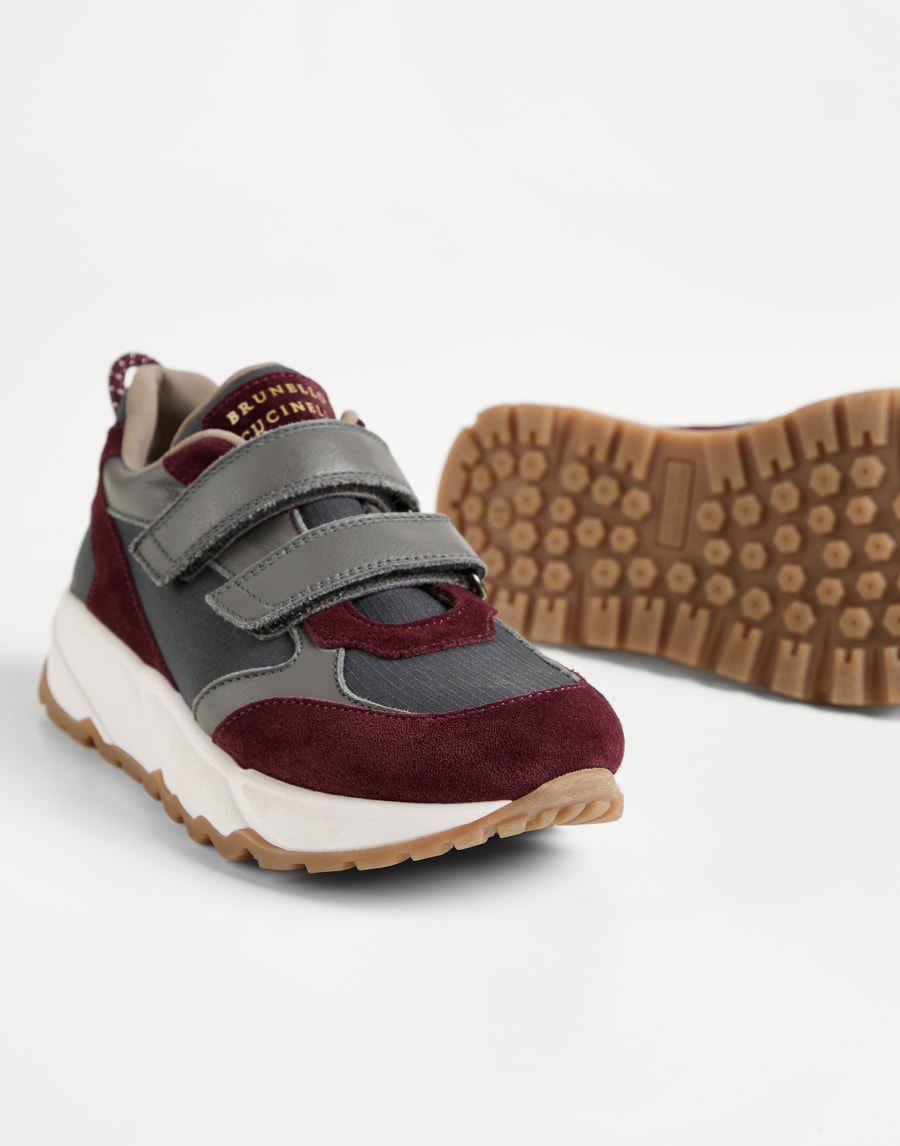 Sneakers with straps Grey Boys - Brunello Cucinelli