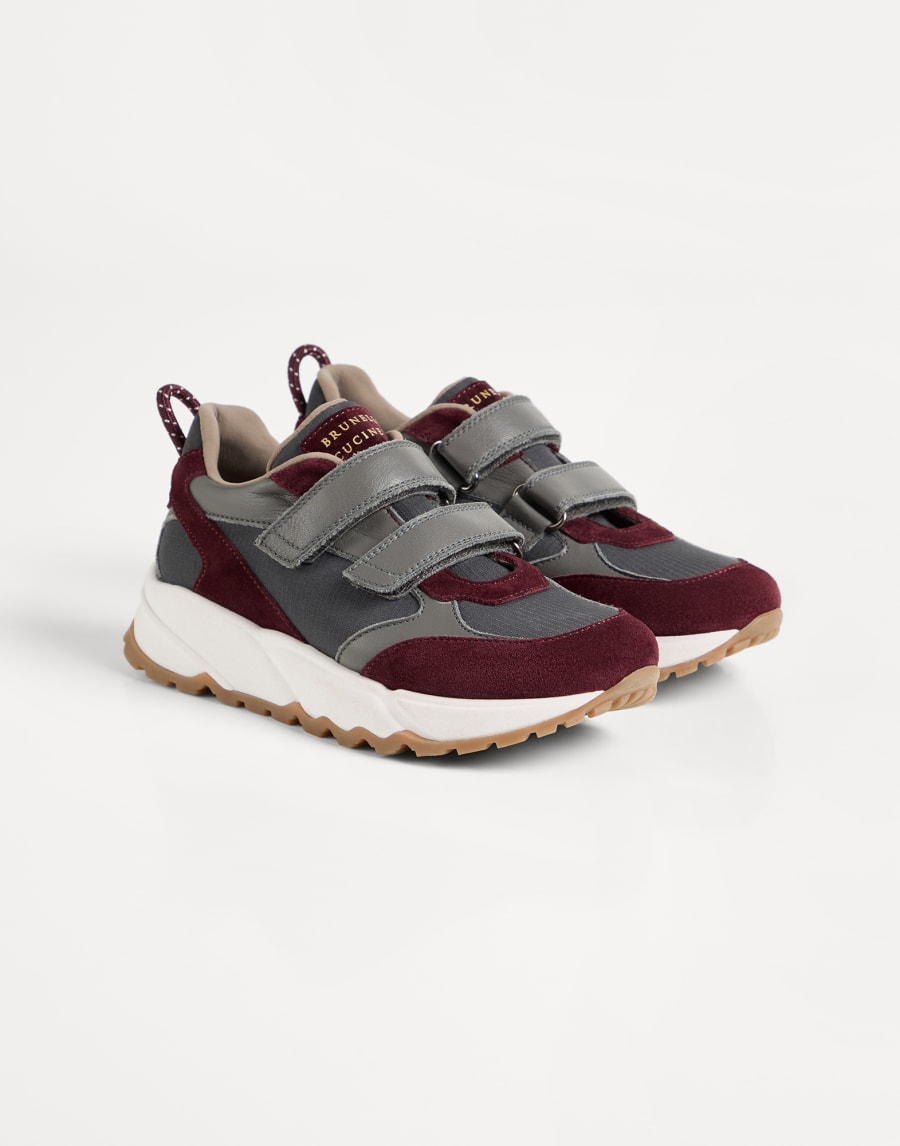 Sneakers with straps Grey Boys - Brunello Cucinelli