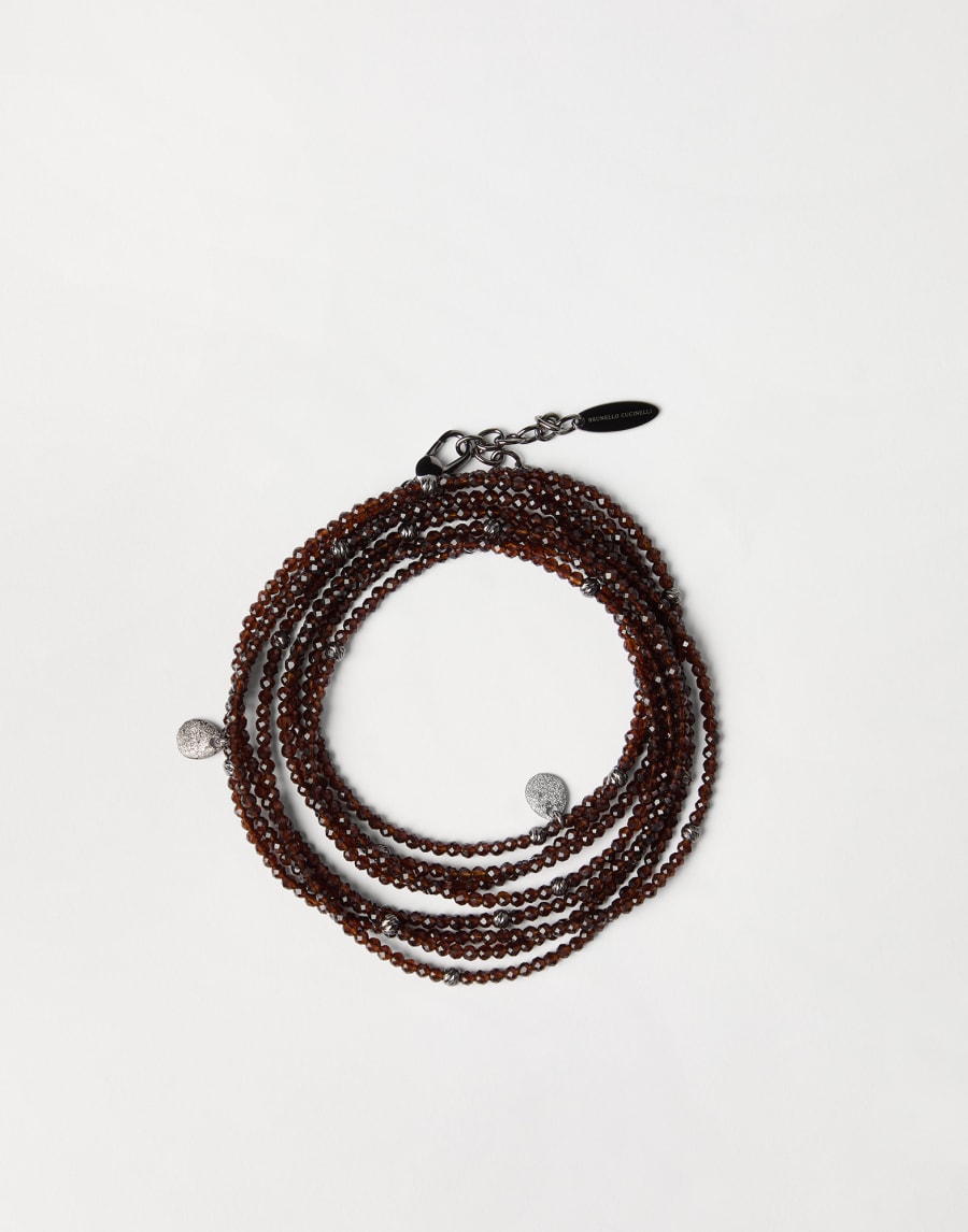 Brown Vetro wrap bracelet Brown Woman - Brunello Cucinelli