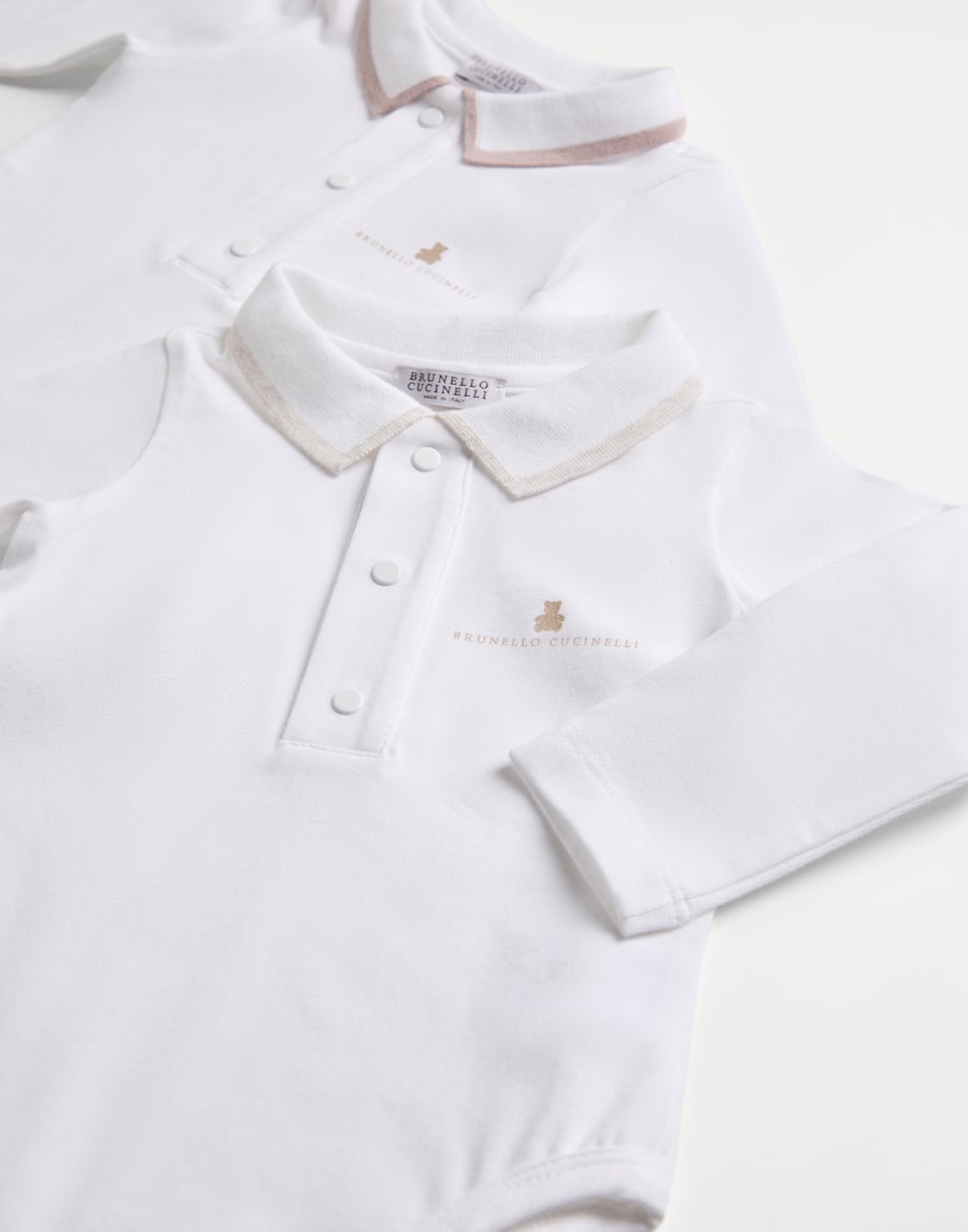 ベビーバーニー ロングスリーブロンパース ピンク ベビー - Brunello Cucinelli