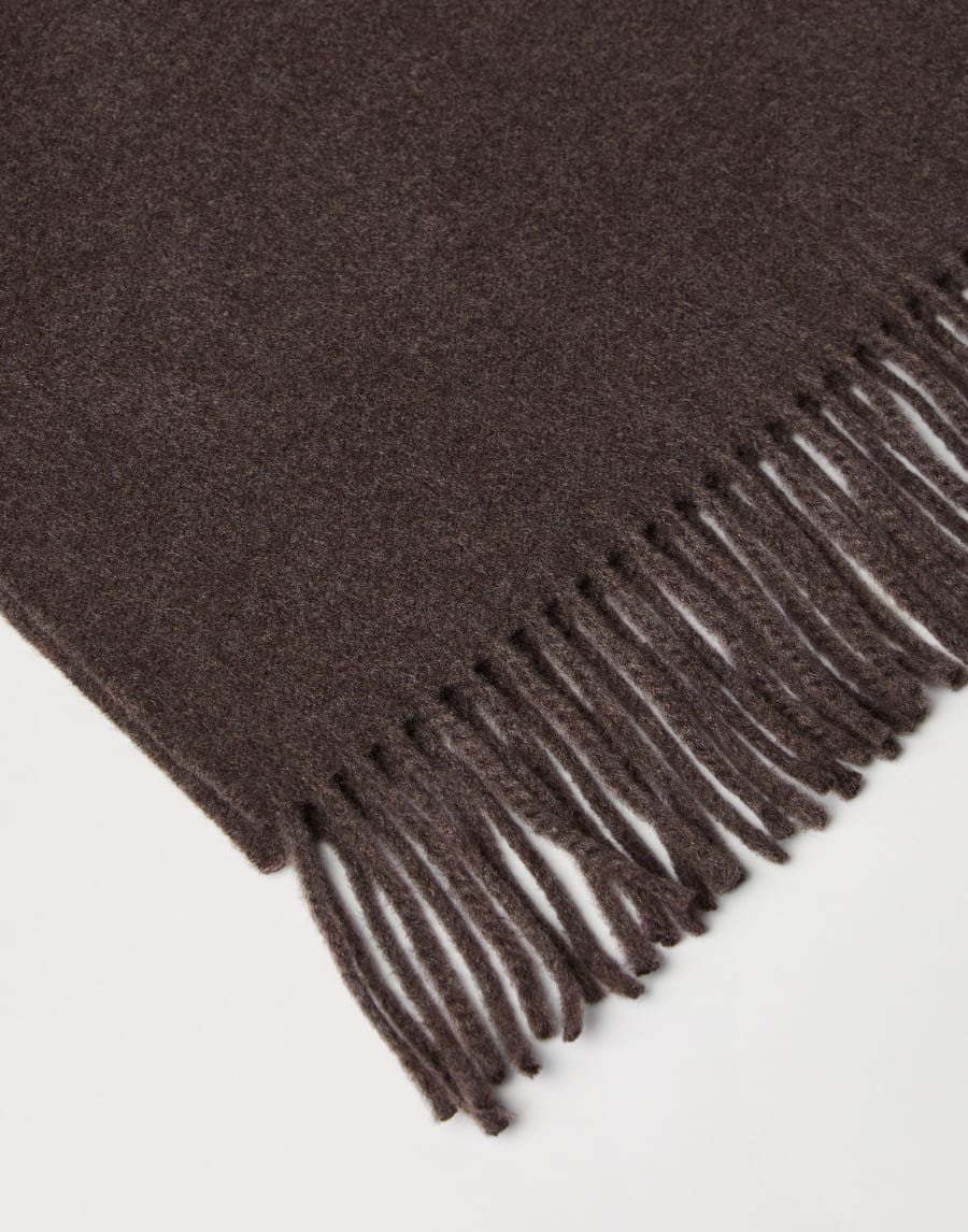 Cashmere scarf Brown Woman - Brunello Cucinelli