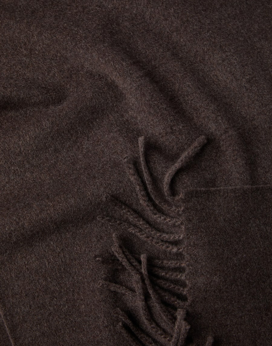 Cashmere scarf Brown Woman - Brunello Cucinelli